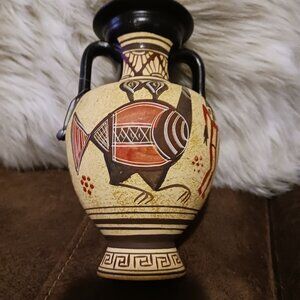 Vintage vase Cyprus Museum Copy from 7th Century B.C.